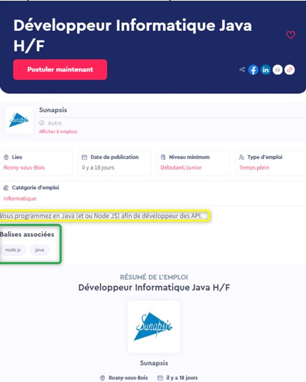 Image du parcours professionnel