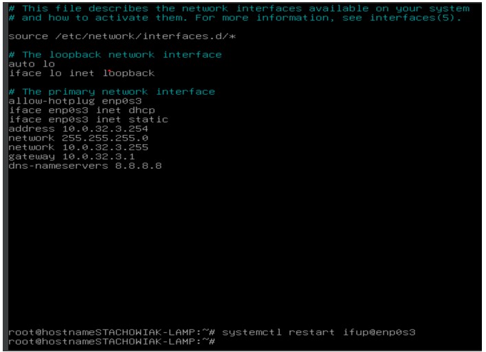 Image du serveur LAMP