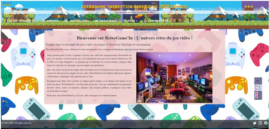 Image du projet PHP/SQL