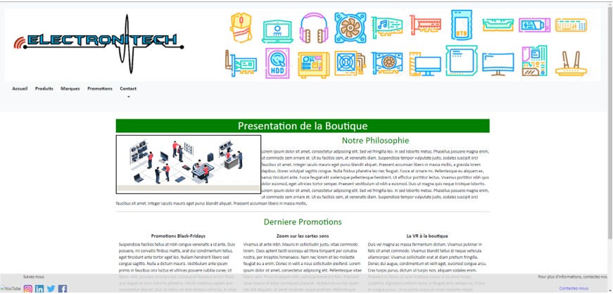 Image du projet PHP/SQL