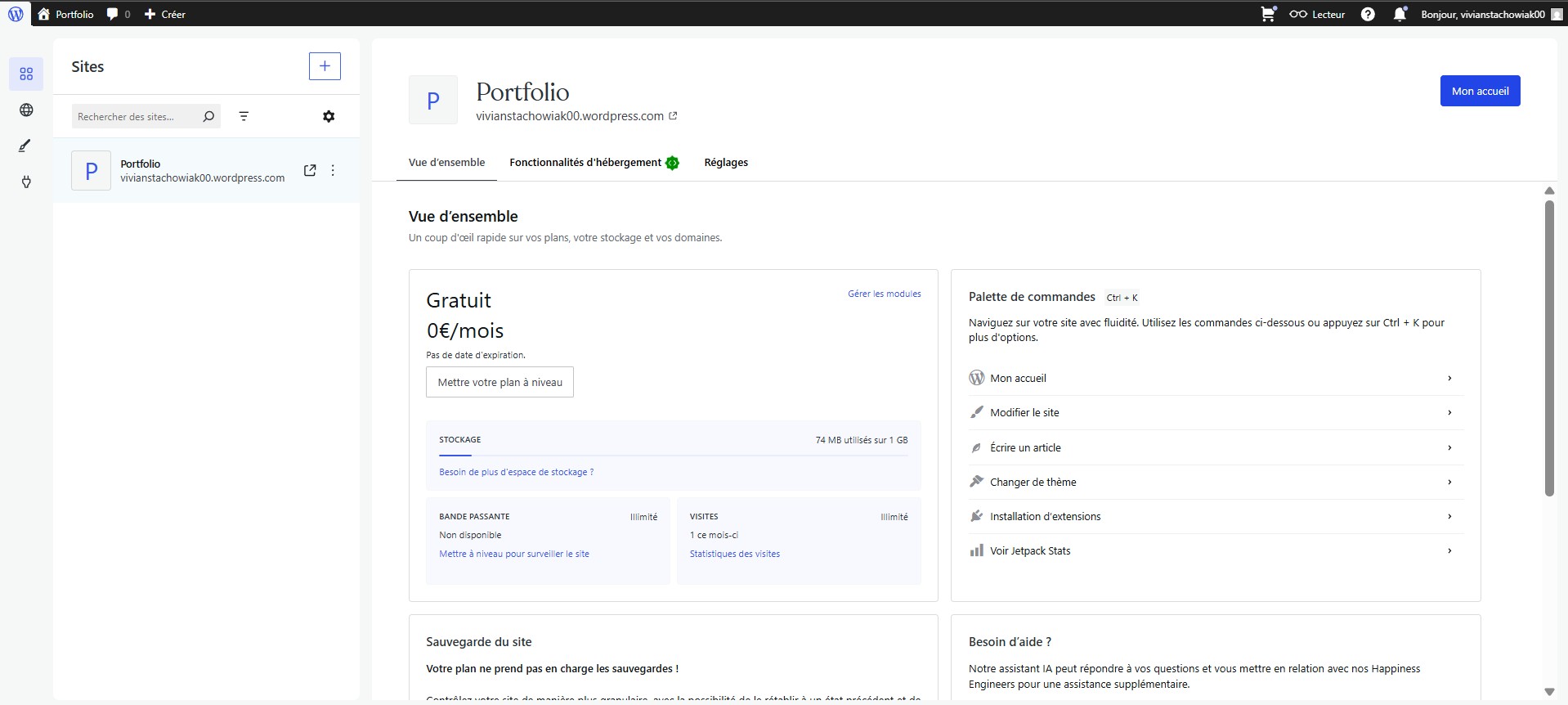 Image du portfolio WordPress
