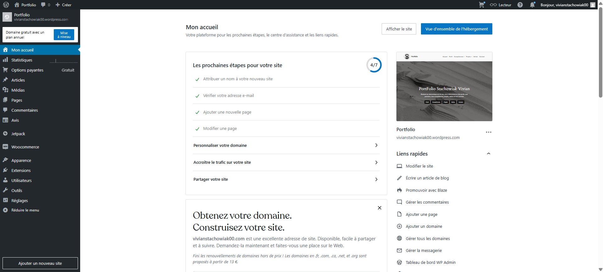 Image du portfolio WordPress